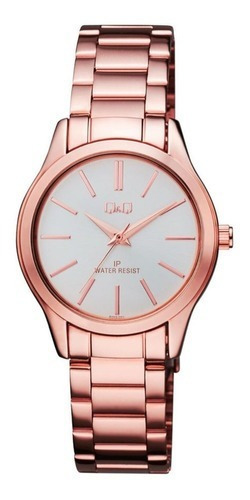 Reloj Q&q Dorado Para Mujer Acero 100% Original Color de la correa Oro rosa