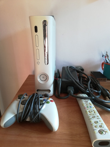 Xbox 360 Original Con Control, 15 Videojuegos Y Guitarra.