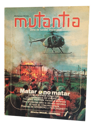 Revista Mutantia Nº1 - Miguel Grinberg - Junio/julio 1980