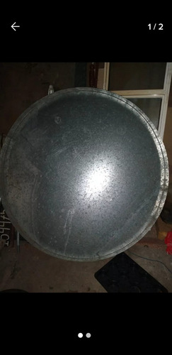 Disco De Chapa Galvanizado Tapa Tanque Fuente Agua 130cm (Usado)