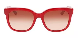 Lacoste Lentes De Sol Rectangulares Ls Para Mujer Color Borg