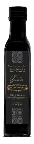 Aceto Clásico Gourmet Oliva Ilustre 250ml Tipo Di Módena