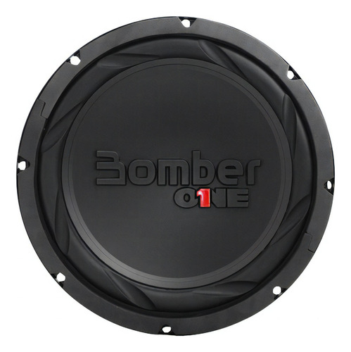 Subwoofer 8 Polegadas Bomber One 150w Rms Grave Sub Carro Cor Preto E Vermelho