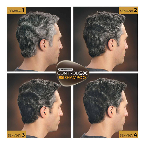 Shampoo Y Acondicionador Just For Men, Shampoo Matizador 2