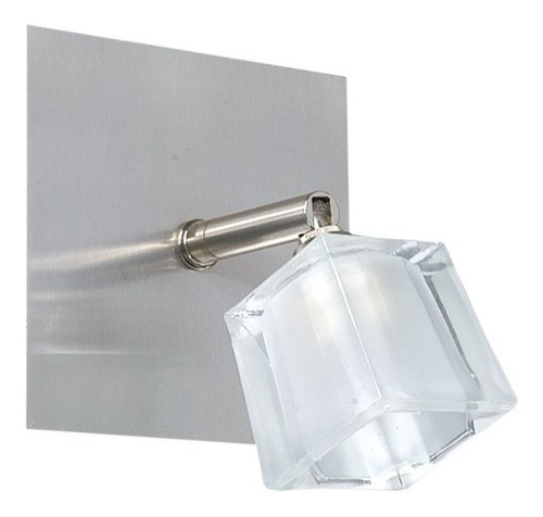 Aplique Pared 1 Luz Vidrio Baño Moderno Pasillo  Led G9 Vg