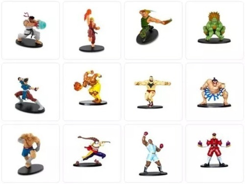 Coleccion Completa Street Fighter 12 Personajes Principales.