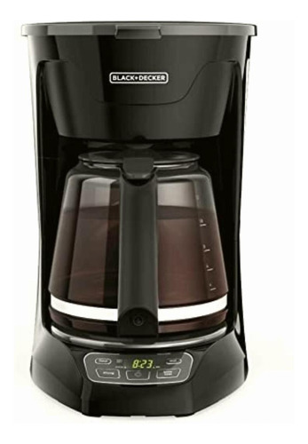 Black + Decker Cafetera Programable 12 Tazas Cm1110b-la