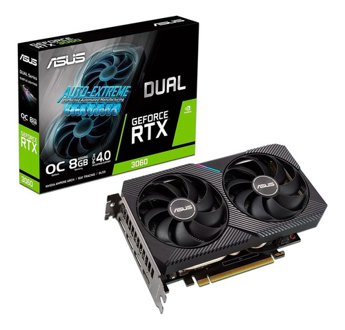 Tarjeta de video Nvidia Asus  Dual GeForce RTX 30 Series RTX 3060 DUAL-RTX3060-O8G