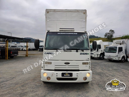 Imagem 2 de 15 de Ford Cargo 2428 E Truck 2011 Baú 9,00 X 3,10 Altura
