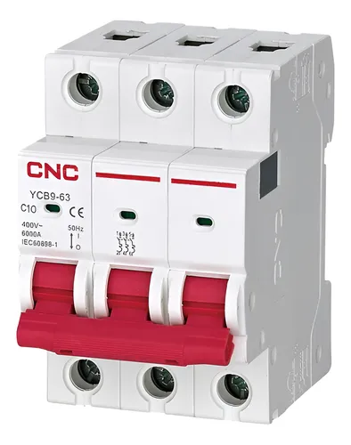 comprar Automatico Trifasico 3x10amp 6ka Curva C Interruptor Control