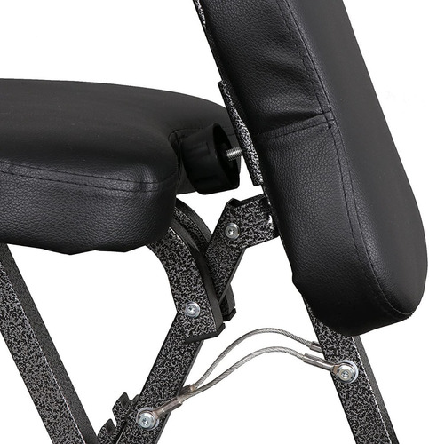 Silla De Masaje Portatil Ajustable Color Negro Jupiterforce