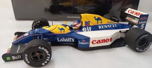 【希少品】MINICHAMPS ウィリアムズ FW44 1:18 GPボックス F1 Williams Fw14b Nigel Mansell 1/18 Minichamps #senna | MercadoLivre