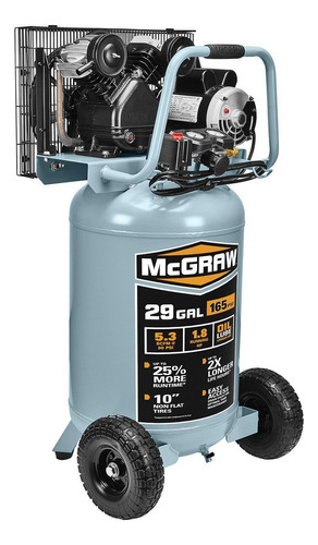 Compresor De Aire Mcgraw 29 Gal 165 Psi 1.8 Hp