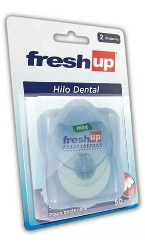 Hilo Dental Fresh Up 50m Pack 2 Unidades