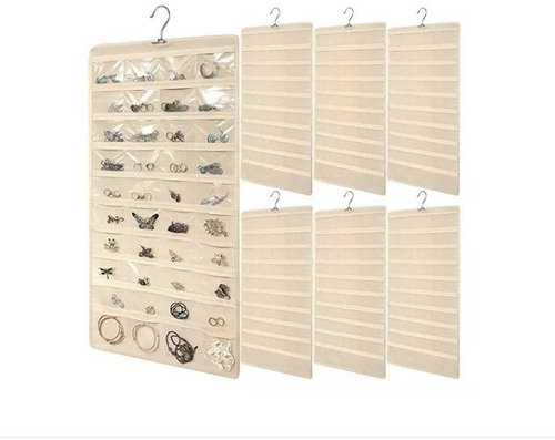Imagen 4 de 7 de Organizador De Joyas Para Colgar, Joyero, Bolsa Para Joyas