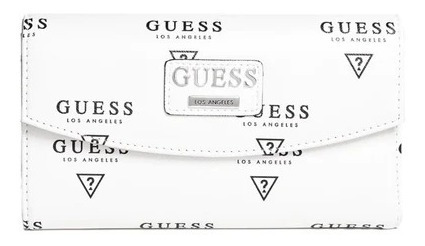 Imagen 1 de 4 de Billetera Guess Original Meade White Logo