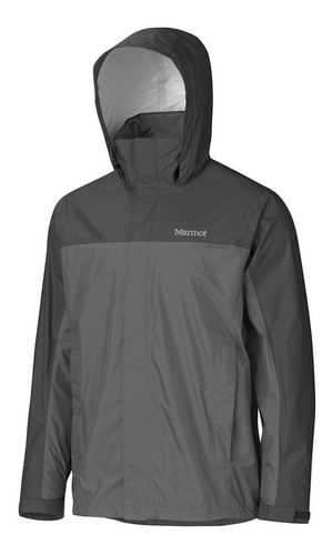 Chaqueta Marmot Precip Impermeable Gris En 2 Tonos