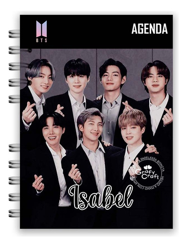 Agenda Bts - Personalizada - Perpetua O Fechada