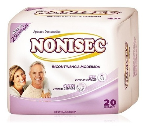 Nonisec Apósito Para Incontinencia Moderada X 20 Unidades