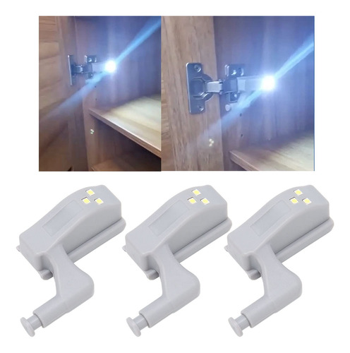 Bisagra De Luz Led Con Sensor Para Armario De Cocina,