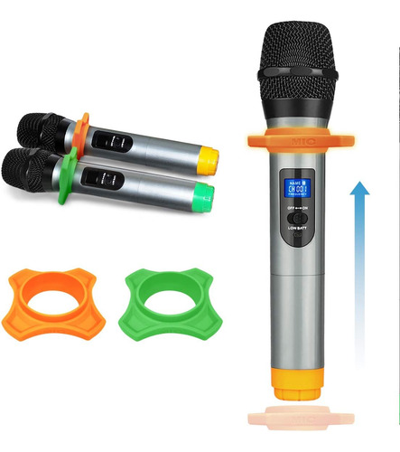 Micrófono De Mano Inalámbrico Fifine Uhf De Doble Canal, ...