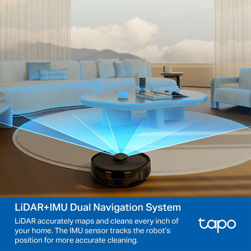 Robot De Navegación Inteligente Tapo Lidar, Aspirador Y Trap