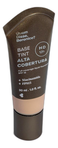 Base Tint Alta Cobertura Cor 04q 30ml Quem Disse Berenice