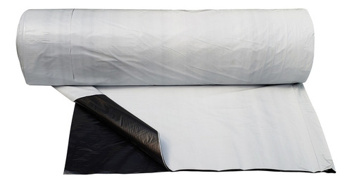 Lona Silagem 8x100 Preto E Branco Silo Grão Forragem Anti Uv