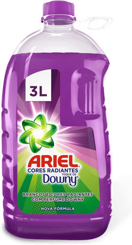 Sabão Líquido Cores Radiantes Toque De Downy 3 Litros Ari