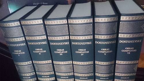 Dostoyevski Obras Completas Aguilar 6 Tomos 2003 Impecables