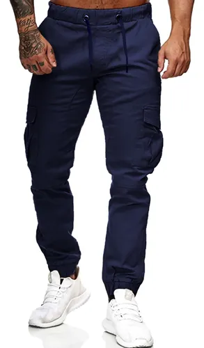 Pantalon tactico azul marino sales