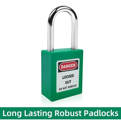 Candados Loto Verde Set-10pcs, Seguridad Eléctrica Osha