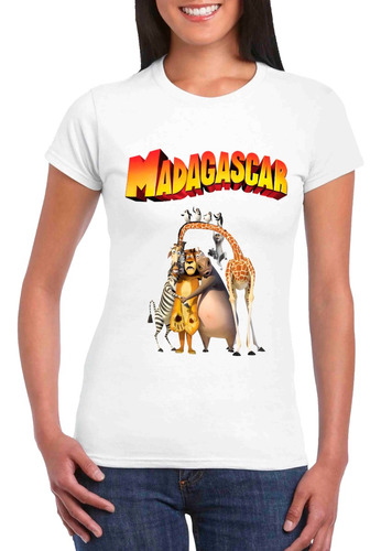 Playeras Alusiva De Madagascar-0003