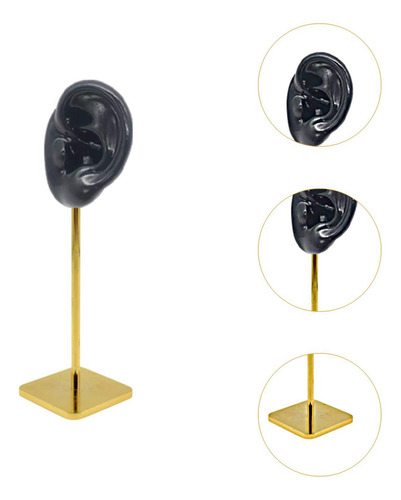 Modelo De Silicona Modelo De Pendientes A La Izquierda Negra