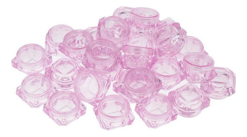 30 Unids Mini Envase Cosmético Botella De Plástico De