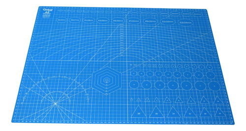 Tabla Plancha Corte A2 60x45cm Color Azul