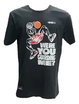 Comprar Remera De Basquet And1 Logo Were Your Guarding Me Negro