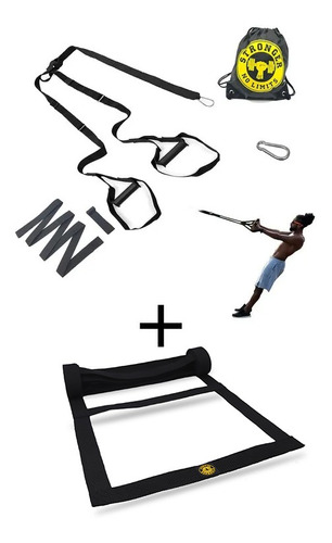 Imagem 1 de 10 de Trx Fita Treinamento Suspenso Escada Agilidade Funcional Kit