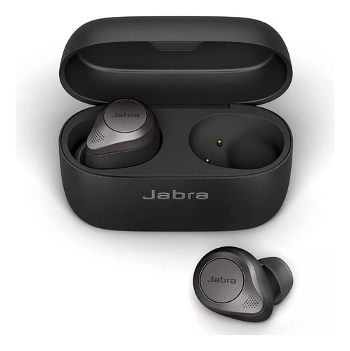 Imagen 1 de 10 de Auricular Jabra Elite 85t Titanium Black Ipx4 Anc 25hs App