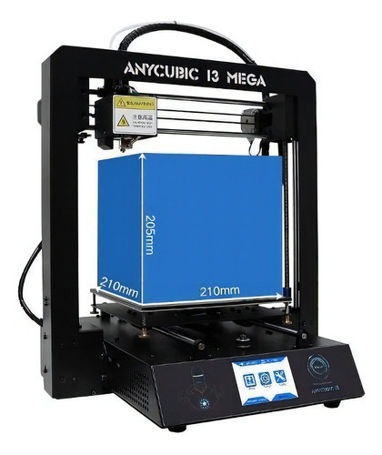 Impressora 3D Anycubic I3 Mega cor black 110V/220V com tecnologia de impressão FDM