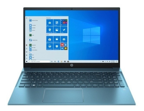 Imagen 1 de 3 de Notebook HP Pavilion 15-eh0010la verde azulado 15.6", AMD Ryzen 7 4700U 8GB de RAM 512GB SSD, AMD Radeon RX Vega 7 1920x1080px Windows 10 Home