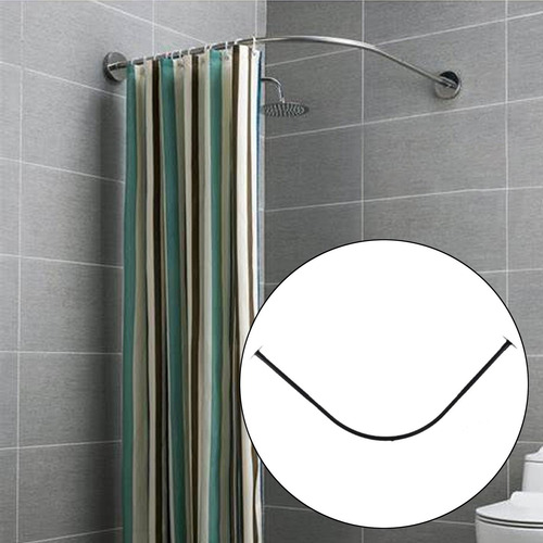 Cortina De Ducha Curva Varilla Expandible De Hardware