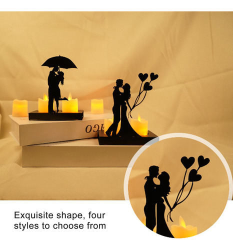 Regalo De Candelabro Hierro Para Pareja Para Boda (globos)