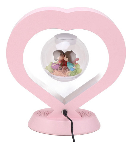 Altavoz Inalámbrico Flotante Que Levita En Forma De Corazón