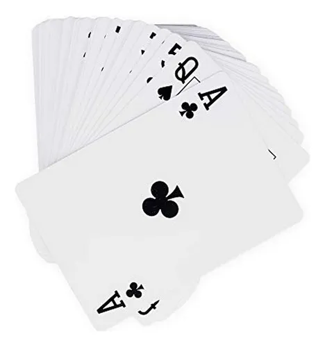 Baraja Gigante De Cartas De Juego - Divertido Set De Poker -