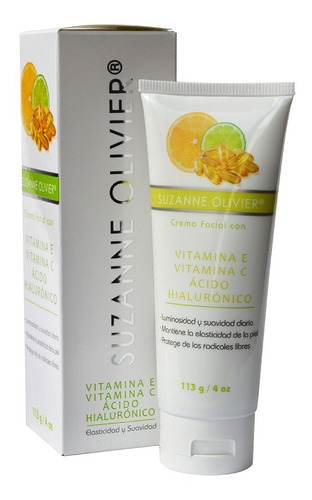 Crema Facial Ácido Hialurónico Vitamina E Vitamina C