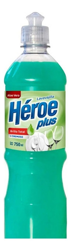 Lavavajilla Detergente Heroe Plus Aloe Vera 750 Ml