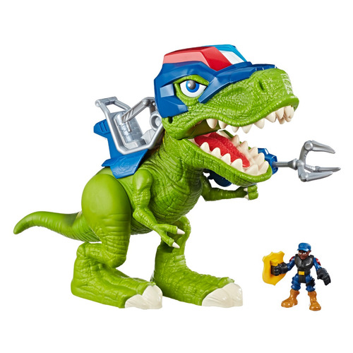 Playskool Heroes Chomp Escuadrón Troopersaurus Y Bobby