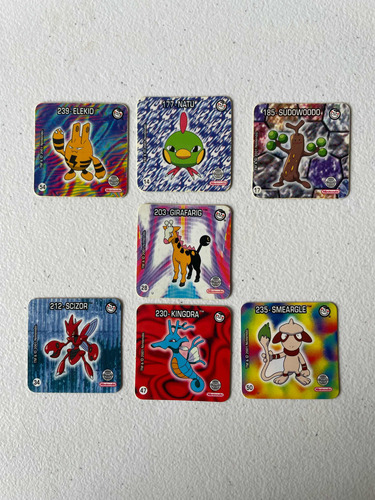Coleção Tazos Jo-kén Pokémon Elma Chips