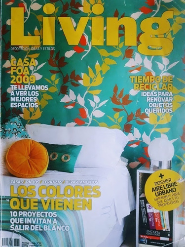 Revista Living N° 62 Los Colores Que Vienen 10/2009